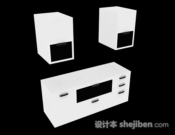 家居橱柜3d模型下载