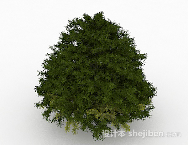 绿色低矮植被3d模型下载