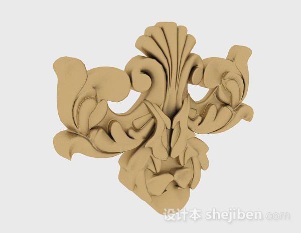 金属雕刻家居摆设品3d模型下载