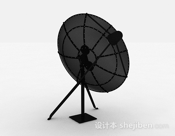 天台卫星接收器3d模型下载
