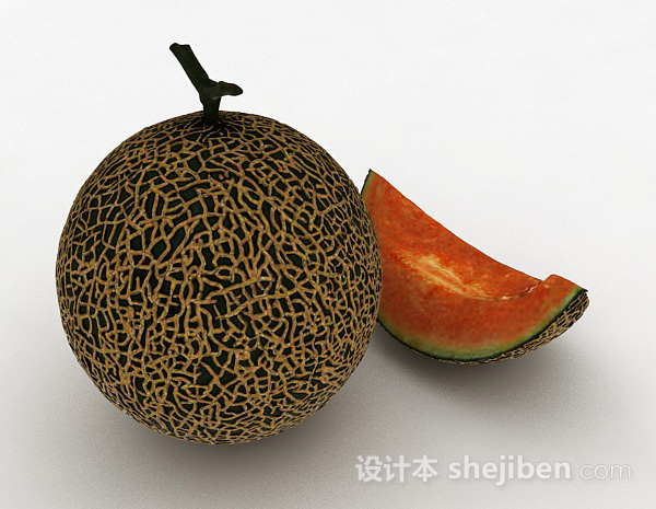 哈密瓜3d模型下载