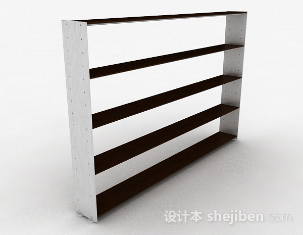 简约鞋柜3d模型下载