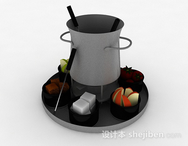 下午茶点心糕点3d模型下载