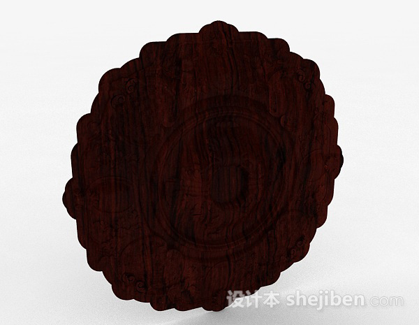 木质家居艺术摆设品3d模型下载