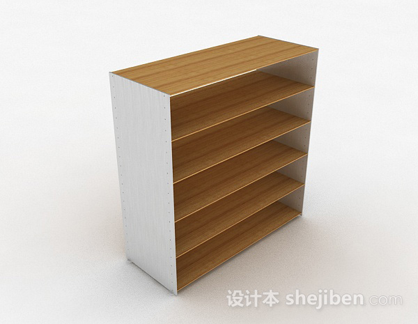 家居简约多层鞋柜3d模型下载