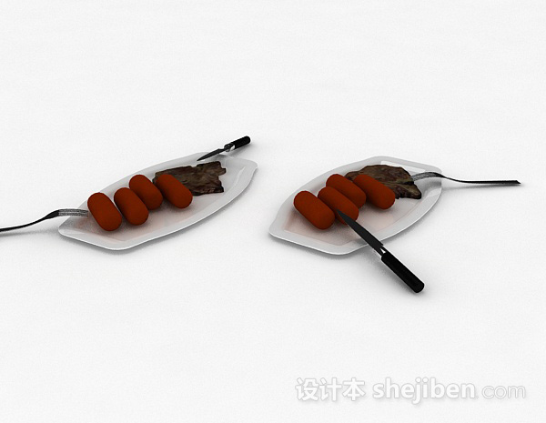 火腿肠3d模型下载