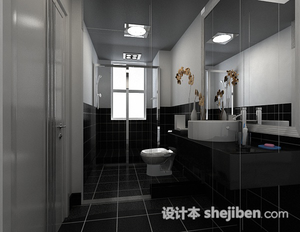 洗手间集成吊顶3d模型下载