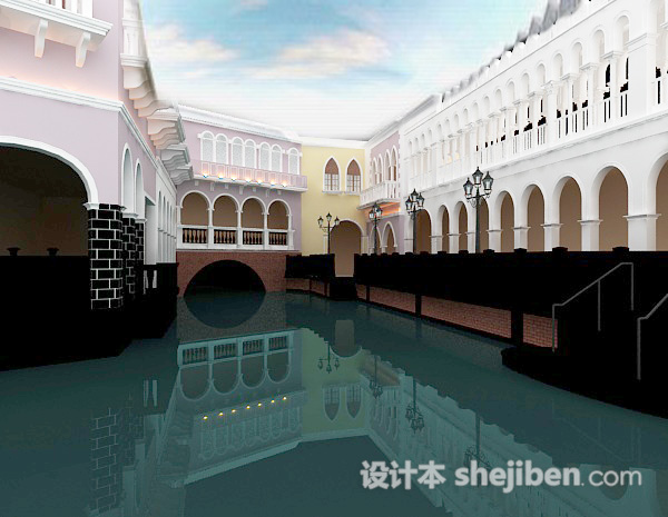 外景效果图3d模型下载