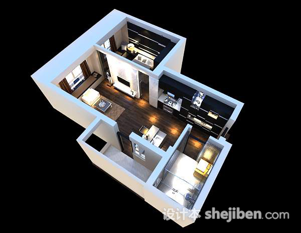 整体家装3d模型下载