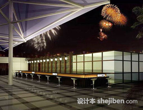 max室外建筑3d模型下载