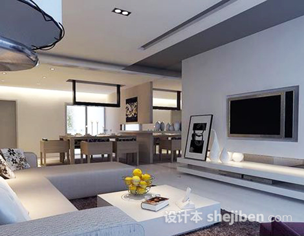 客厅3d模型下载