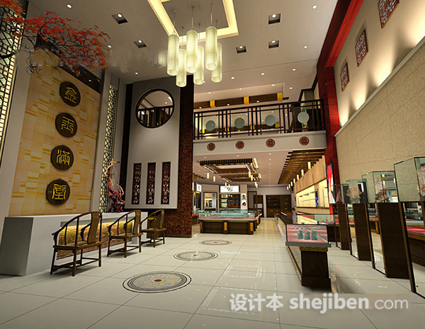 珠宝专卖店3d模型下载