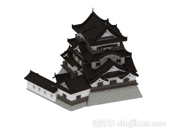 中国古代建筑3d模型下载