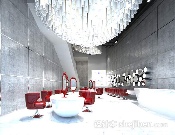 咖啡店3d模型下载