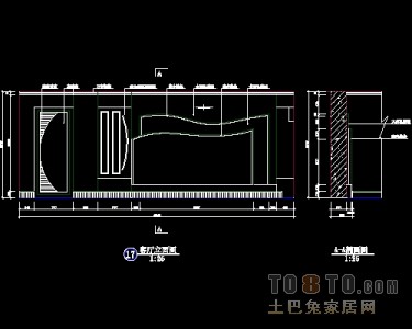 电视背景墙设计施工图免费下载22个