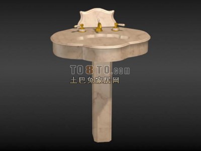 洗手池3d模型下载