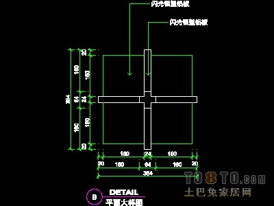 填单台、柱子、营业厅门面实套装修施工图纸、详图15...