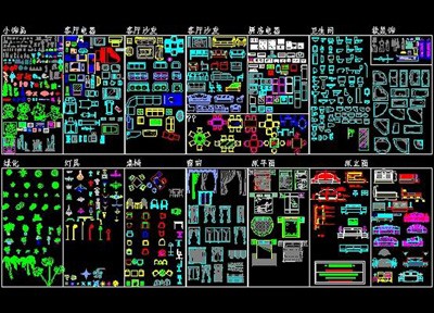 多款门CAD图款素材3--CAD图块素材