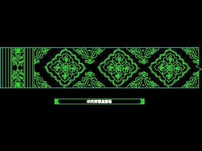 cad中式彩画图块素材86--CAD图块素材
