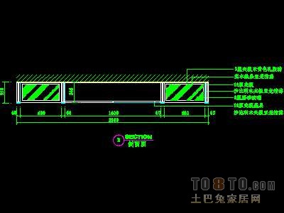 餐厅装饰柜详图14个