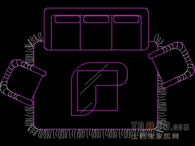 家具图块-沙发平面图块64个