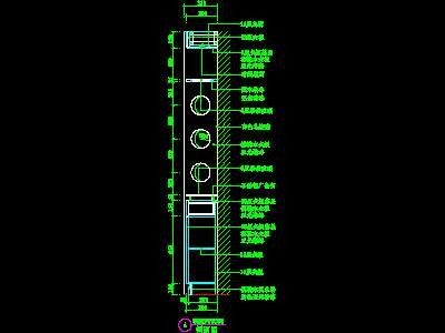 餐厅装饰柜cad详图26--CAD空间素材