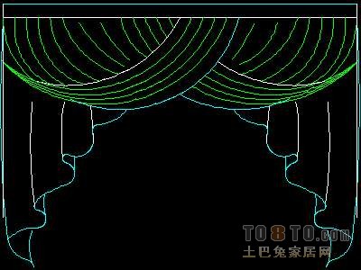 窗图块003-窗帘54个
