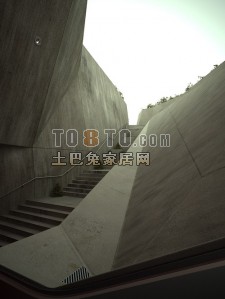 建筑2-5套（含材质贴图）3d模型下载