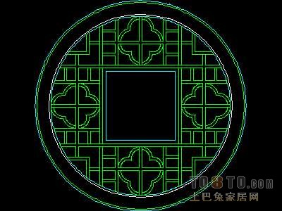窗图块001-中式窗50个