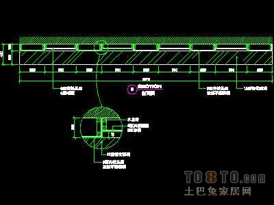 美容美发-接待台、工作台装修施工图纸、详图18套