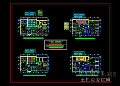 上岛咖啡施工图