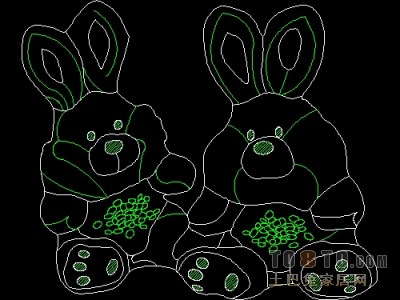 饰物陈设图纸素材002-玩具图块36套