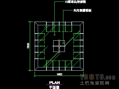 填单台、柱子、营业厅门面实套装修施工图纸、详图15...