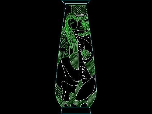 工艺品cad图纸素材41--CAD图块素材