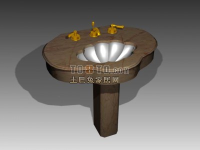 洗手池3d模型下载
