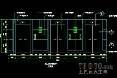 办公类实套、电梯间详图14套