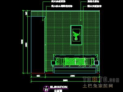 二居室实套、中式风格场景详图2套