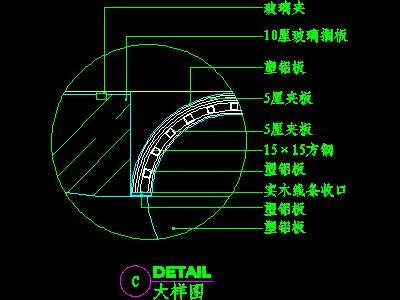 视听柜CAD祥图素材（第二辑）64--CAD空间素...