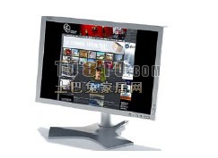 液晶电视机-液晶显示屏3d模型下载