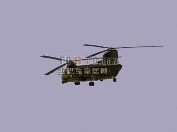 飞机-直升机3d模型下载