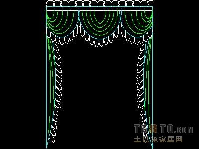 窗图块003-窗帘54个