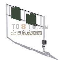 道路护栏3d模型下载