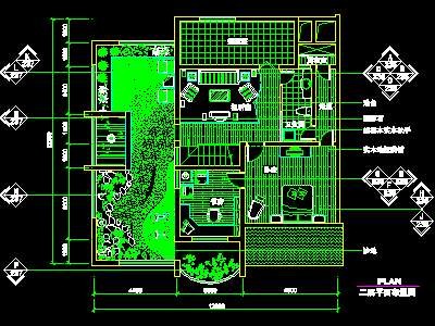 复式实例、实用本色场景cad详图素材2008090...