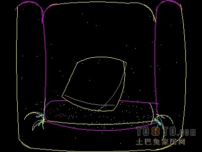 家具图块-沙发平面图块64个