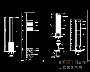装饰柱施工详图12个免费下载