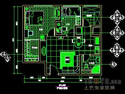 二居室实套、实用本色场景详图3套