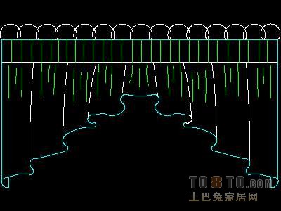 窗图块003-窗帘54个