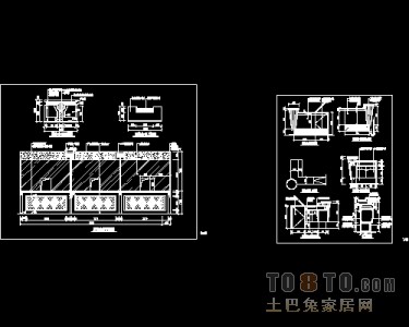 服务台，吧台施工图节点下载19个