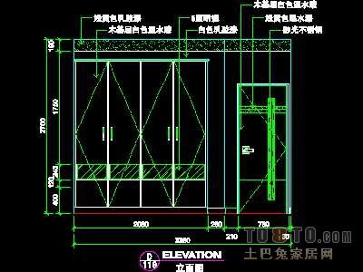 三居室实套、现代简约场景详图A-3套