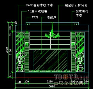 餐饮空间图纸素材001-餐厅包间详图（1）12套